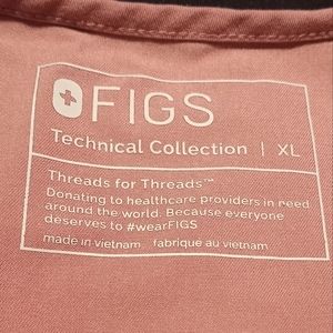 Figs Mauve Casma Three Pocket Top Xl